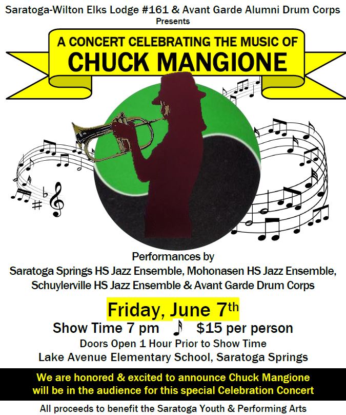 Tickets – A Concert for Chuck Mangione.